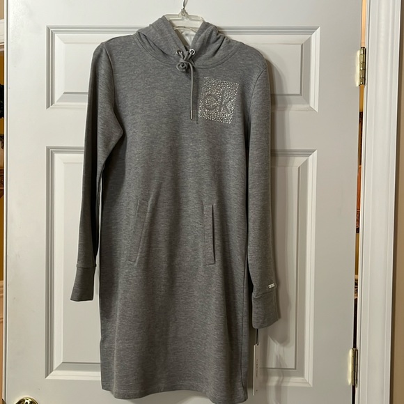 New Calvin Klein Hoodie Dress - Picture 1 of 6